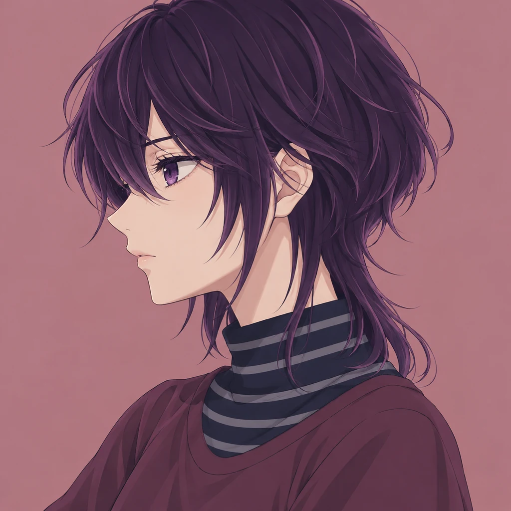 鲛岛阿比子 AI 辅助角色插画