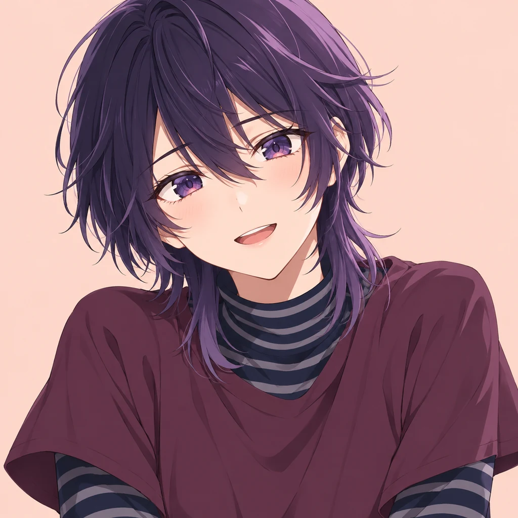 鲛岛阿比子 AI 辅助角色插画
