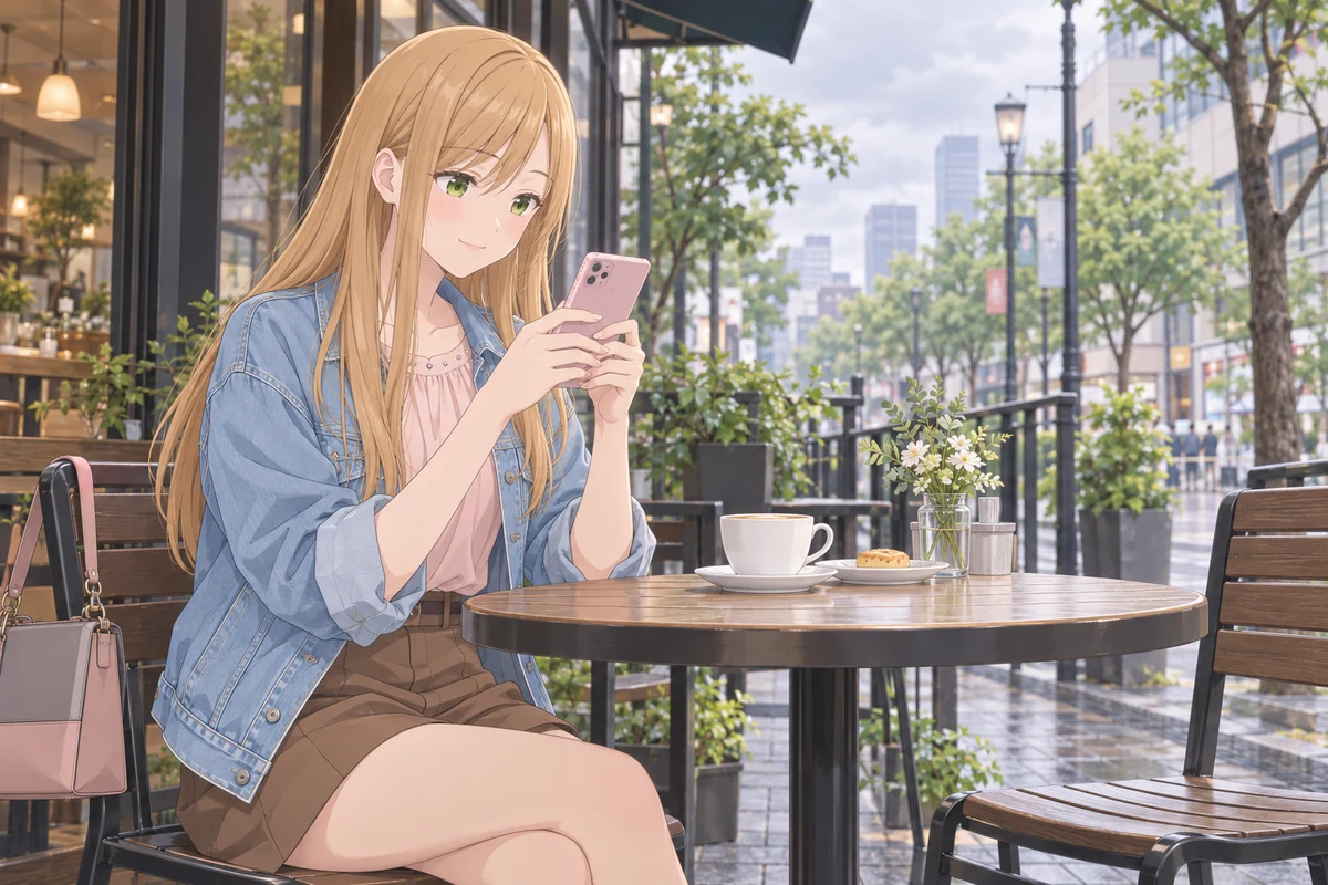 木之下茜 AI 插画