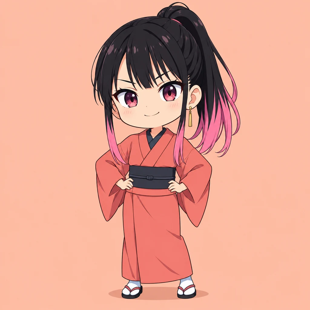 Akane Osaki AI 辅助角色插画
