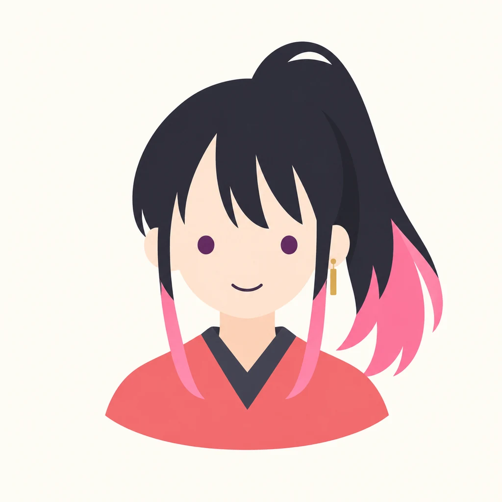 Akane Osaki AI 辅助角色插画