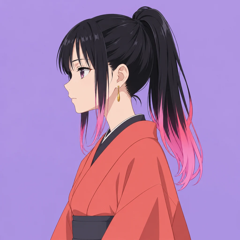 Akane Osaki AI 辅助角色插画
