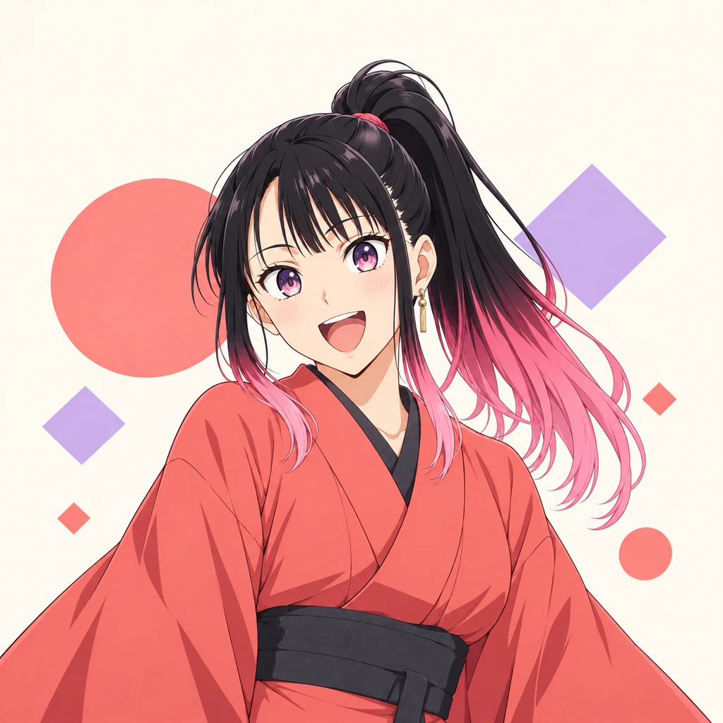 Akane Osaki AI 辅助角色插画