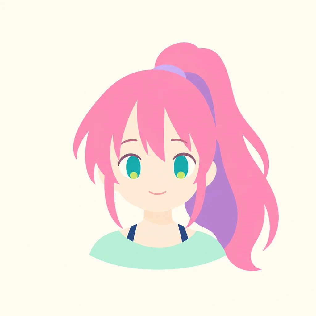 Akari Watanabe AI 辅助角色插画