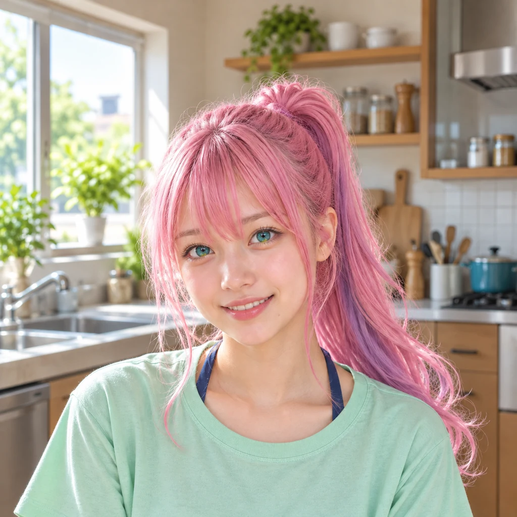 Akari Watanabe live-action AI portrait