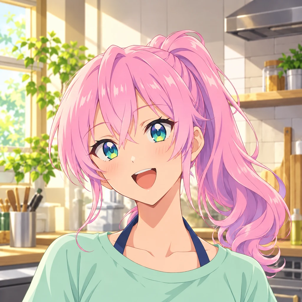 Akari Watanabe AI 辅助角色插画