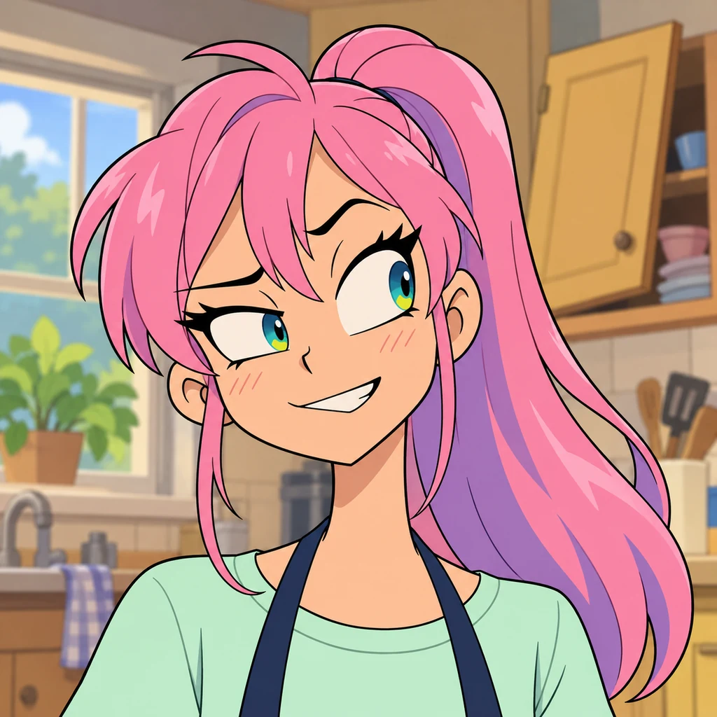 Akari Watanabe AI 辅助角色插画