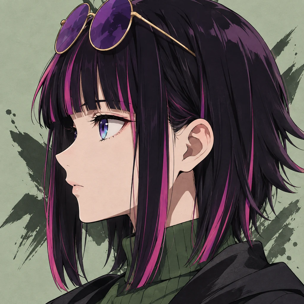 Anemone Monemone AI 辅助角色插画