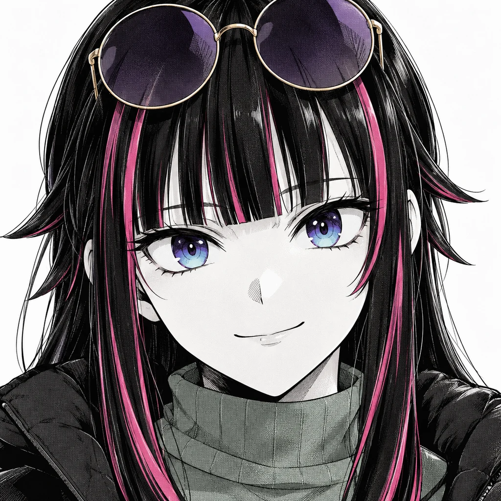 Anemone Monemone AI 辅助角色插画