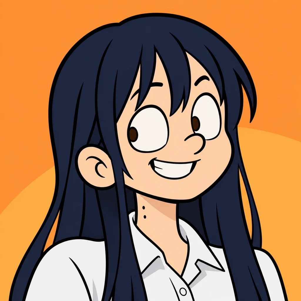 Anna Yamada AI 辅助角色插画