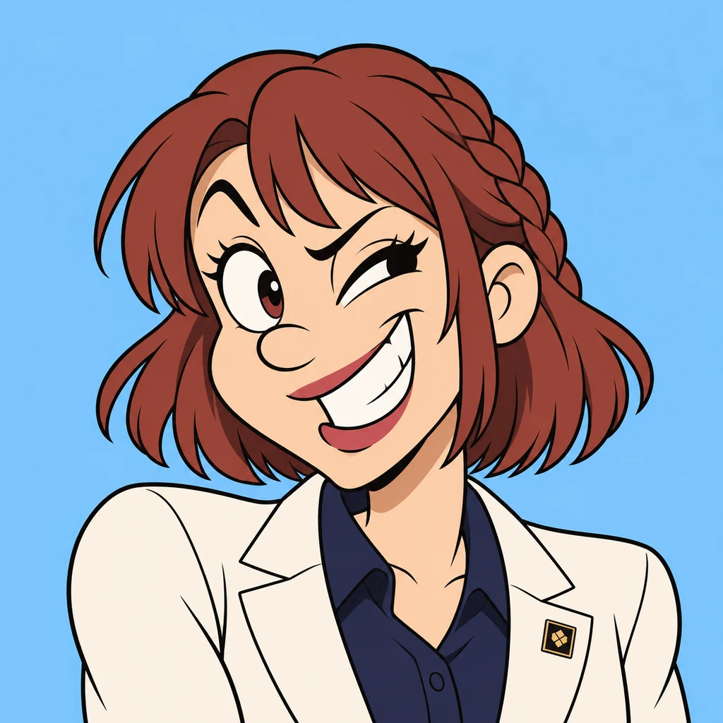 帝襟杏里 AI 辅助角色插画