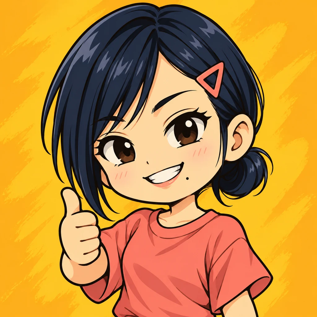 사카모토 아오이 AI 辅助角色插画