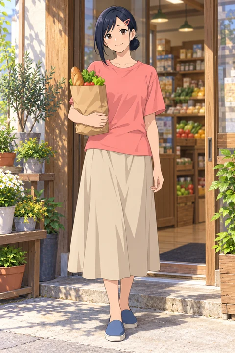 坂本葵角色示意插画