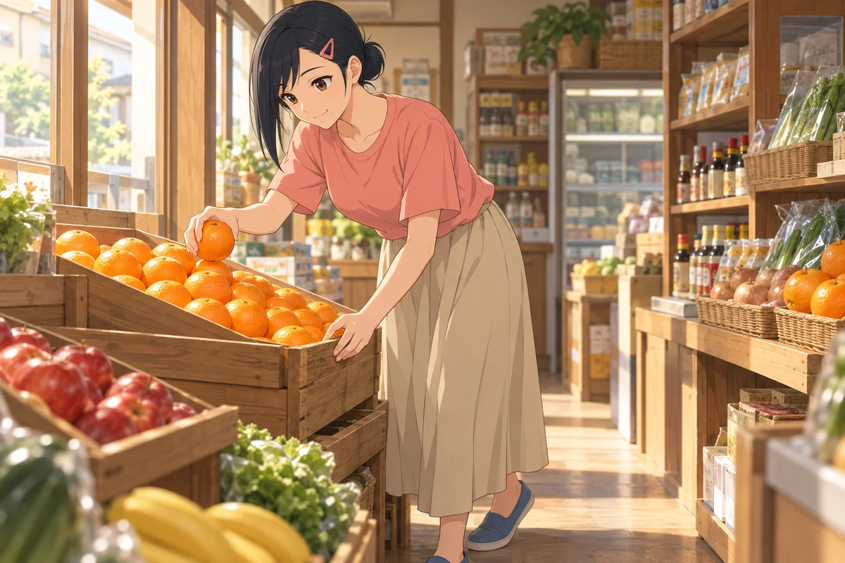 사카모토 아오이 AI 插画
