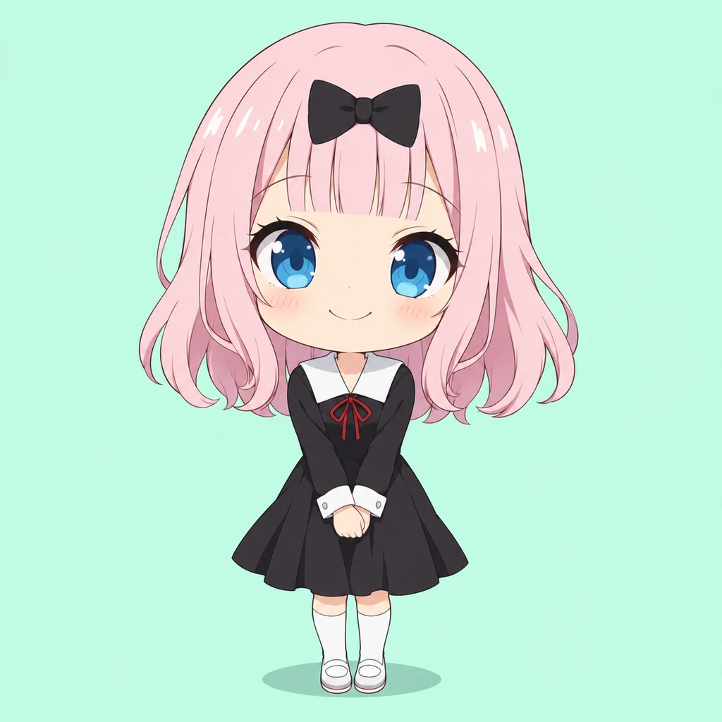 Chika Fujiwara AI 辅助角色插画