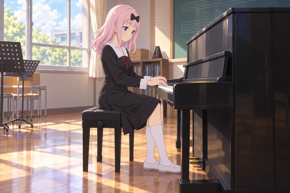 Chika Fujiwara AI 插画