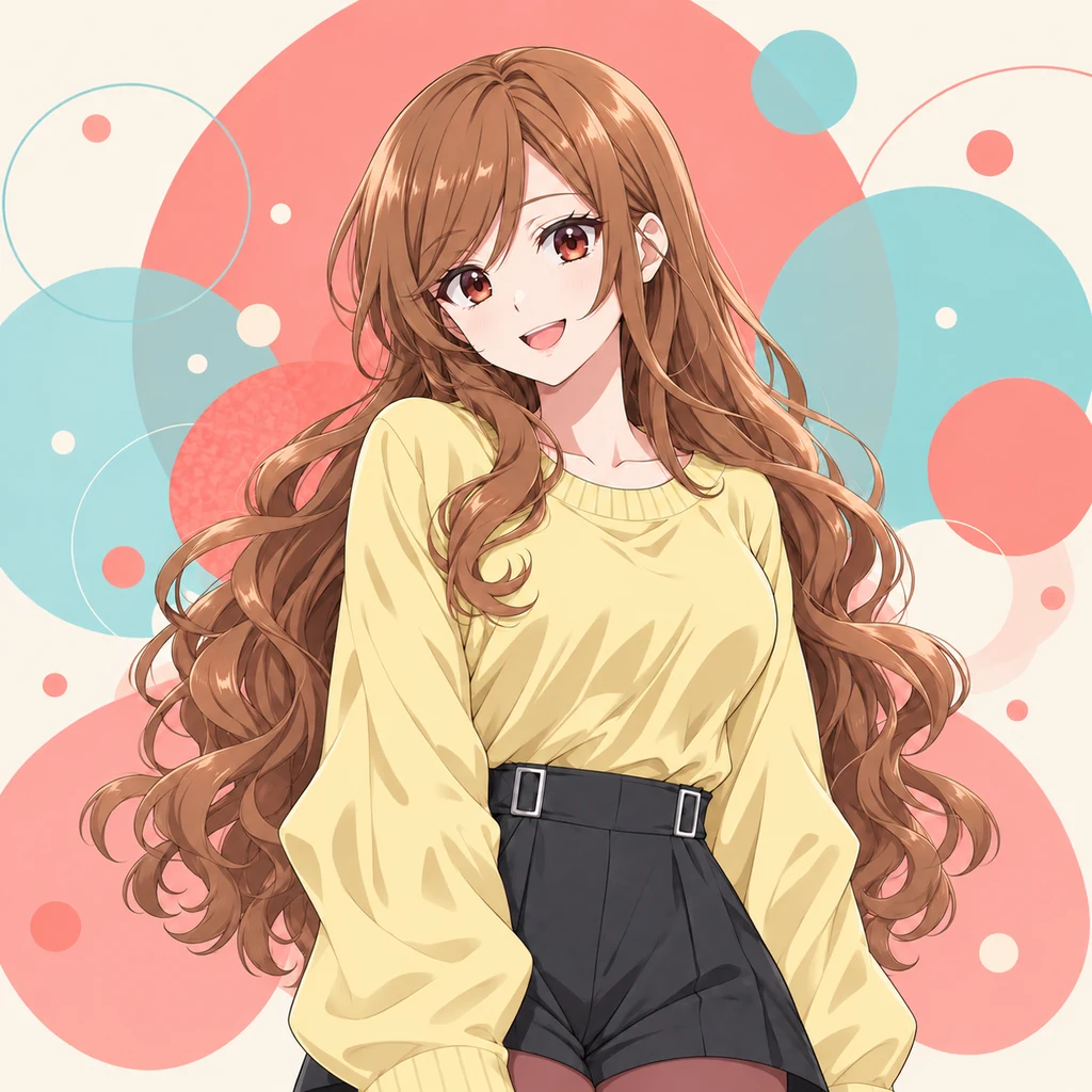 호우즈키 에이코 AI 辅助角色插画