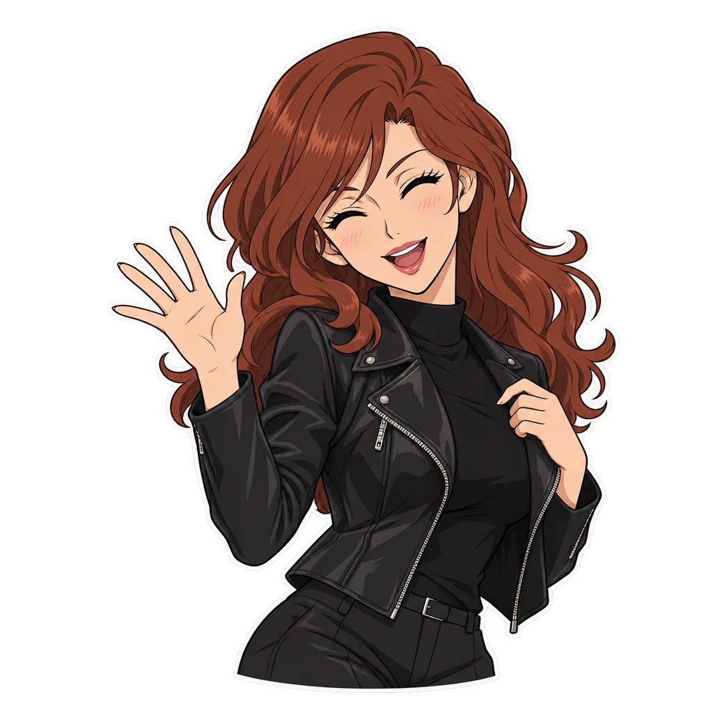 Fujiko Mine 表情包 1