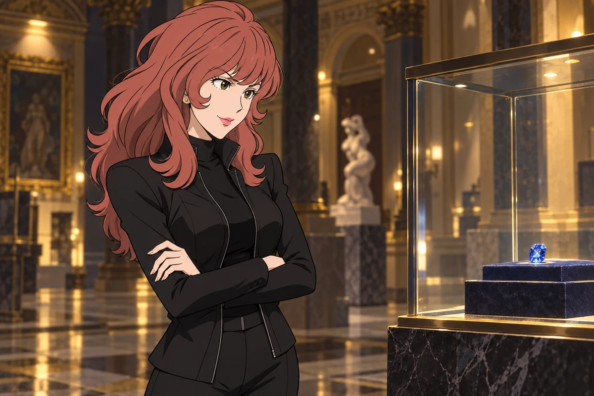 Fujiko Mine AI 插画