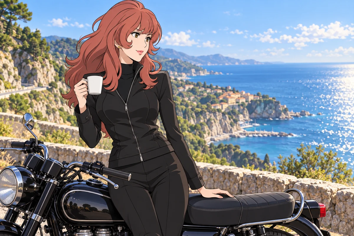 Fujiko Mine AI 插画