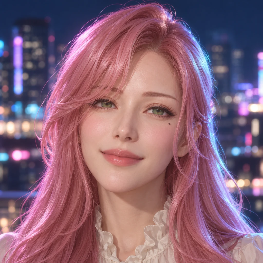 Hahari Hanazono live-action AI portrait