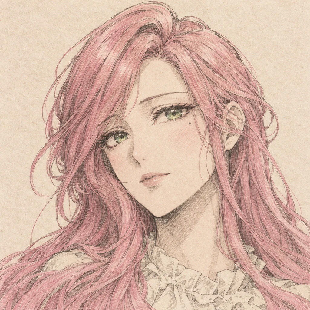 Hahari Hanazono AI 辅助角色插画