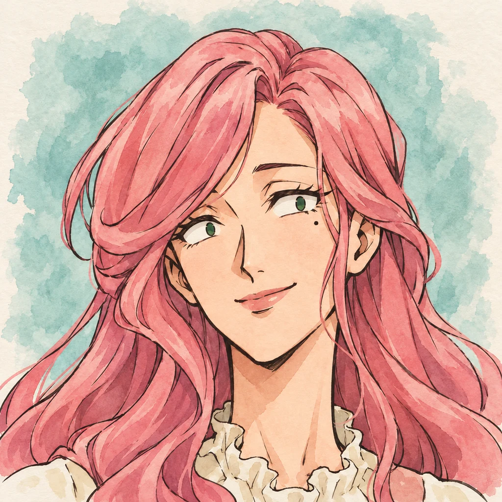 Hahari Hanazono AI 辅助角色插画