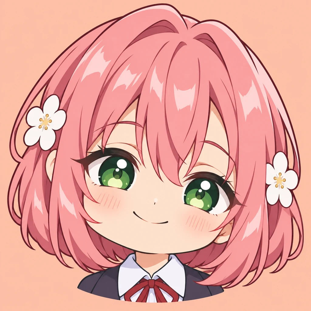 Hakari Hanazono AI 辅助角色插画