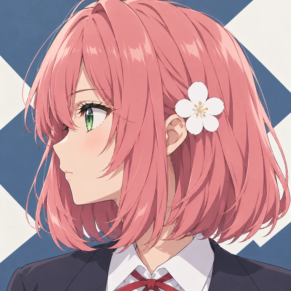 Hakari Hanazono AI 辅助角色插画