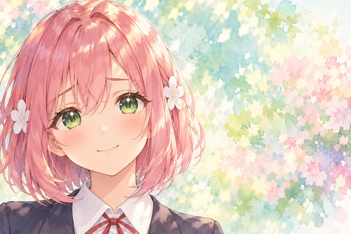 Hakari Hanazono AI 插画