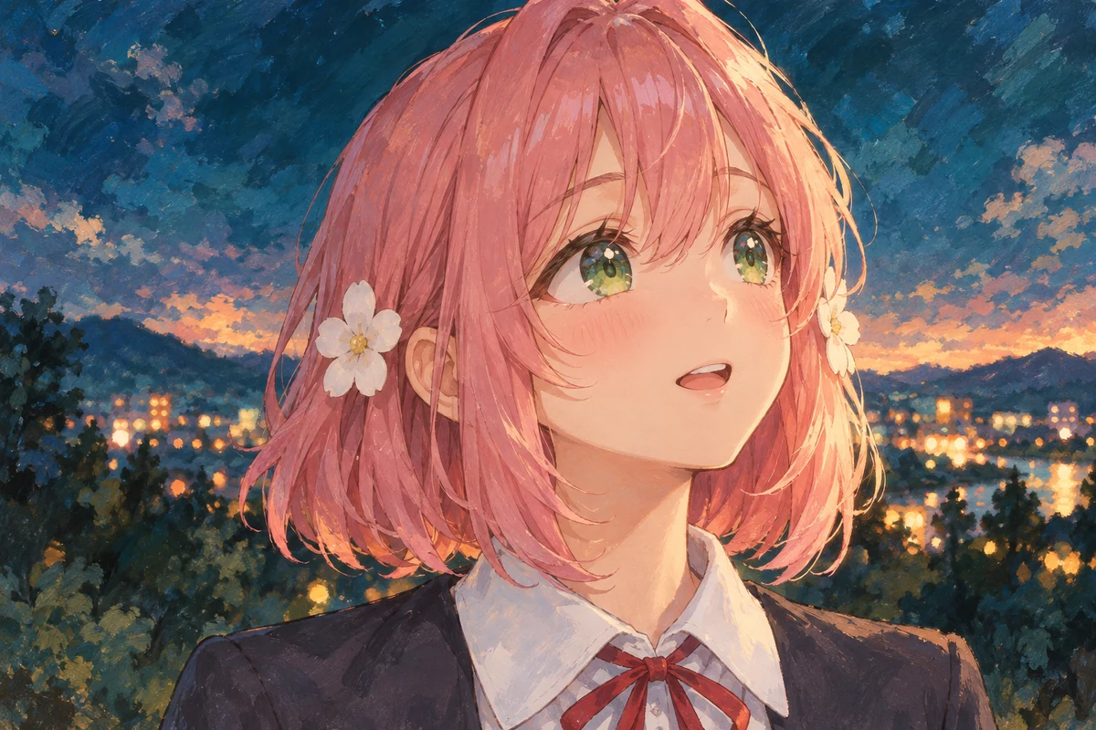 Hakari Hanazono AI 插画