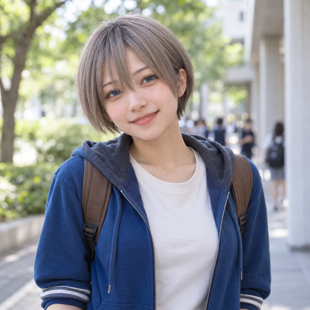 Hana Uzaki live-action AI portrait