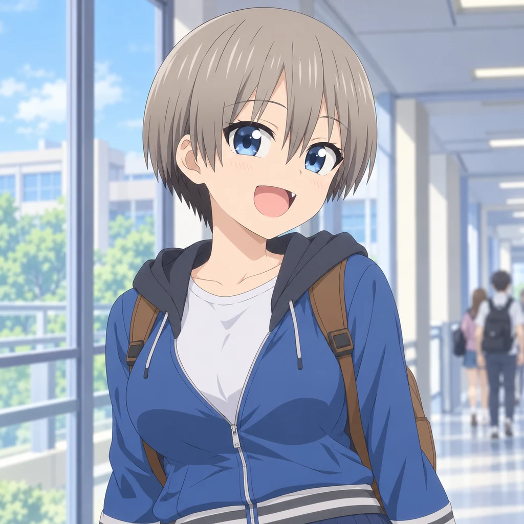 Hana Uzaki AI 辅助角色插画