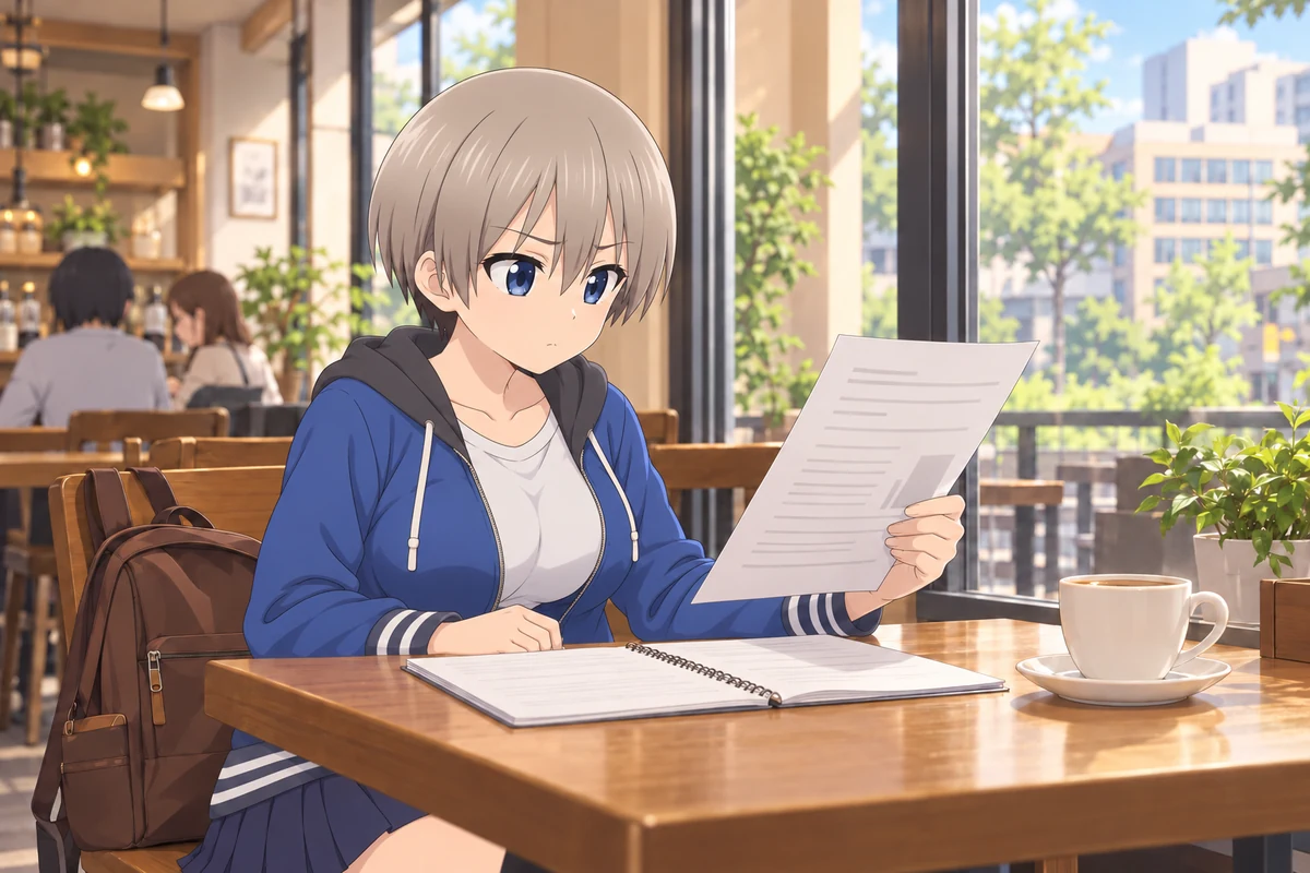 Hana Uzaki AI 插画