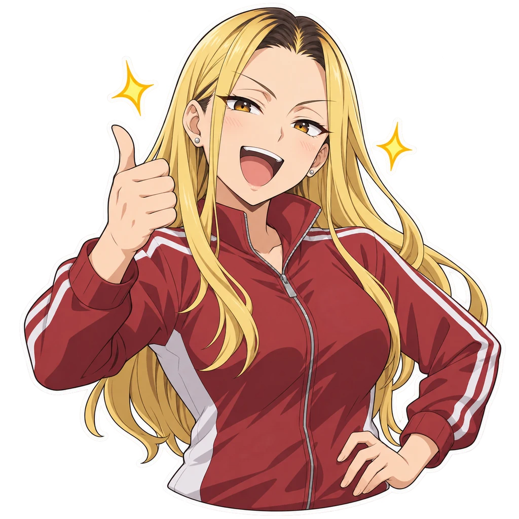Hitomi Koshigaya · Reaction sticker