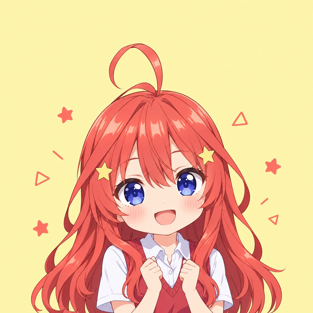 Itsuki Nakano AI 辅助角色插画