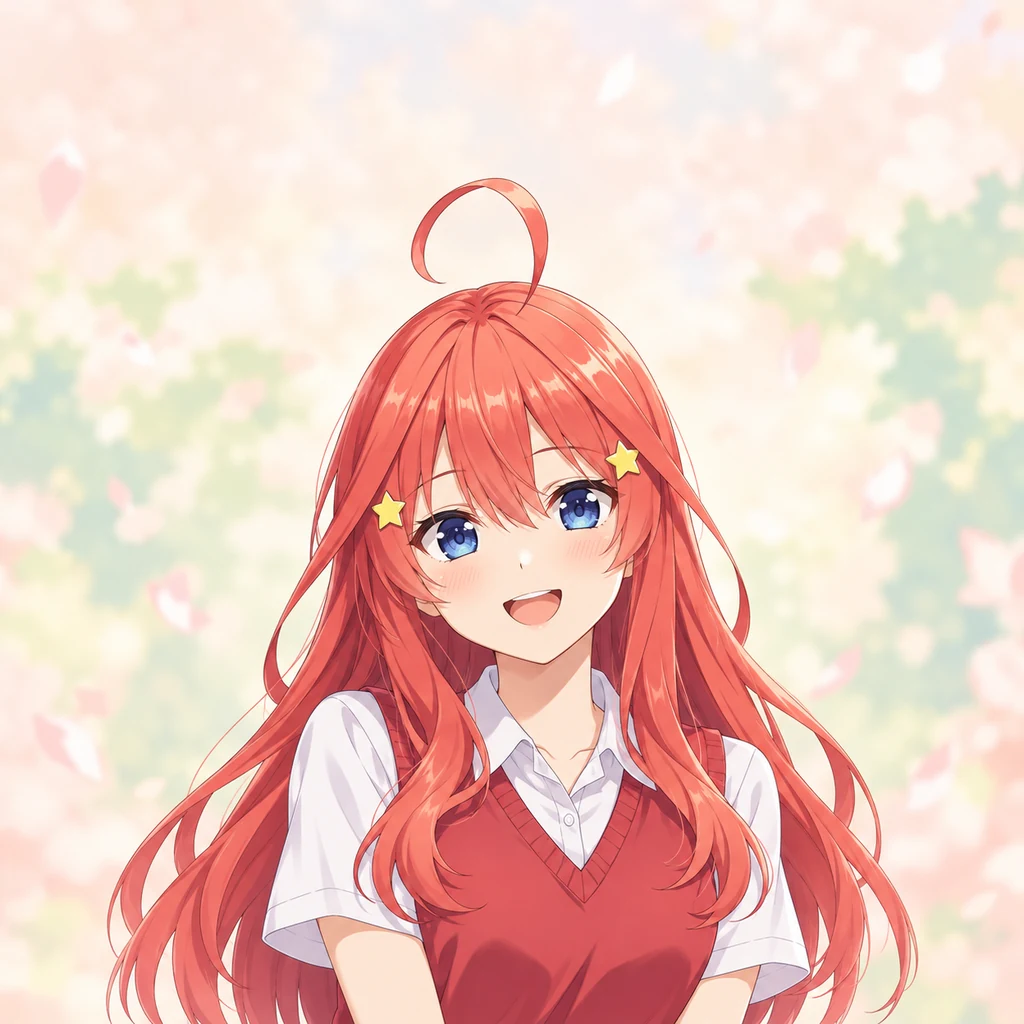 Itsuki Nakano AI 辅助角色插画