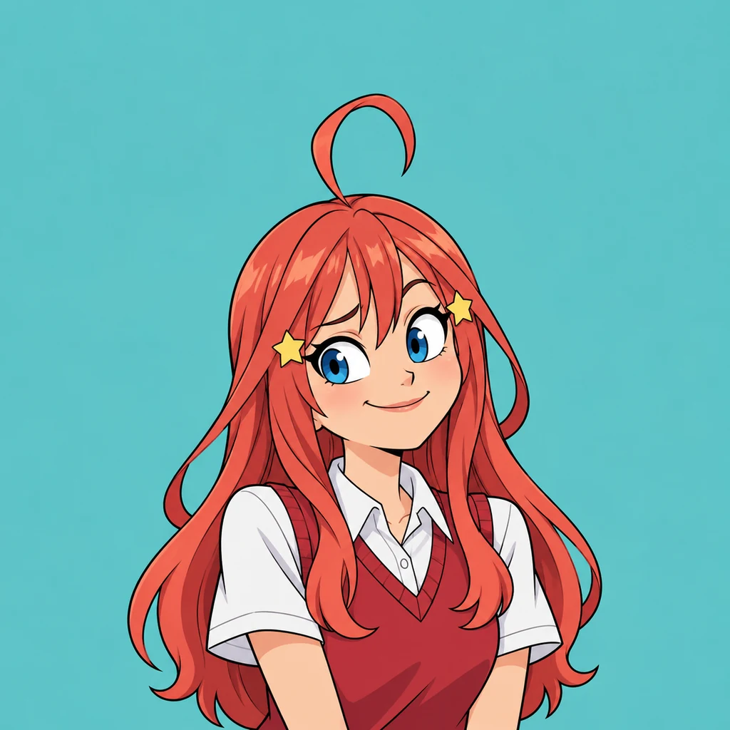 Itsuki Nakano AI 辅助角色插画