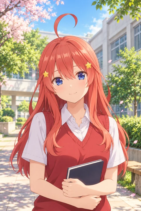 Itsuki Nakano角色示意插画