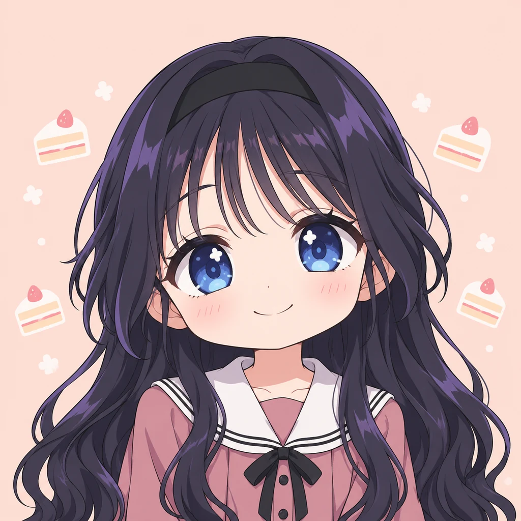 와구리 카오루코 AI 辅助角色插画