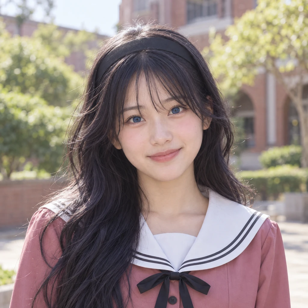 와구리 카오루코 실사풍 AI 초상화