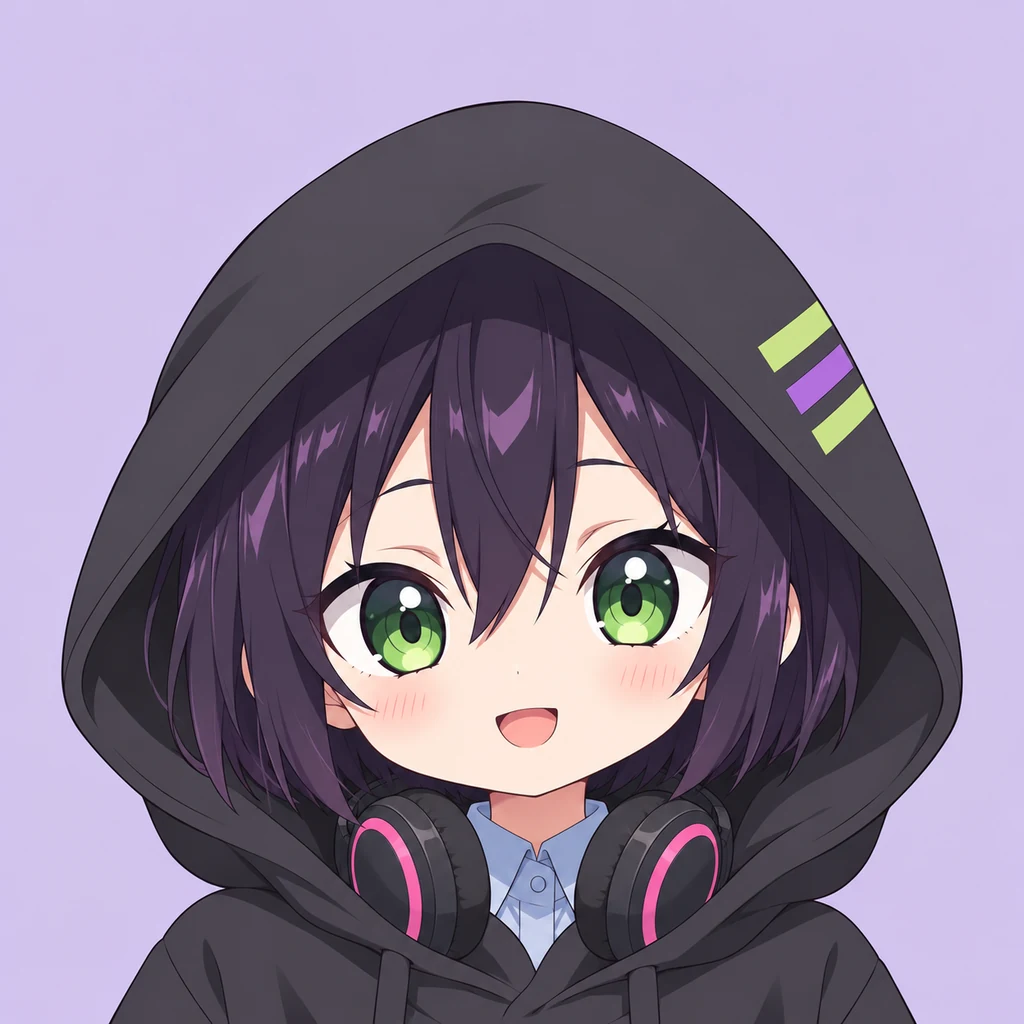 Kurumi Haraga AI 辅助角色插画