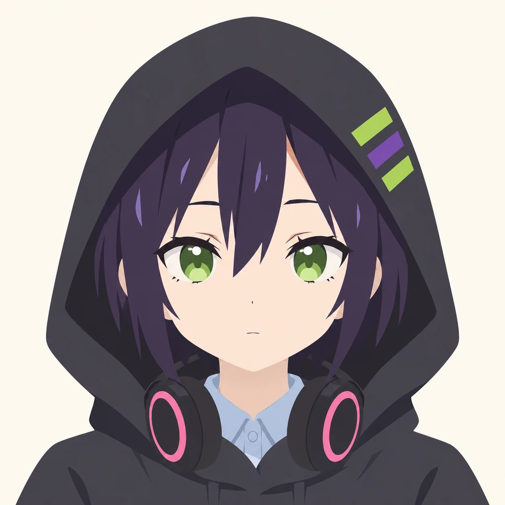 Kurumi Haraga AI 辅助角色插画