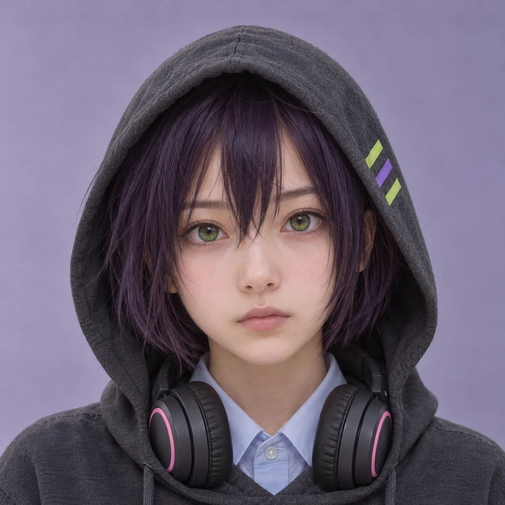 Kurumi Haraga live-action AI portrait