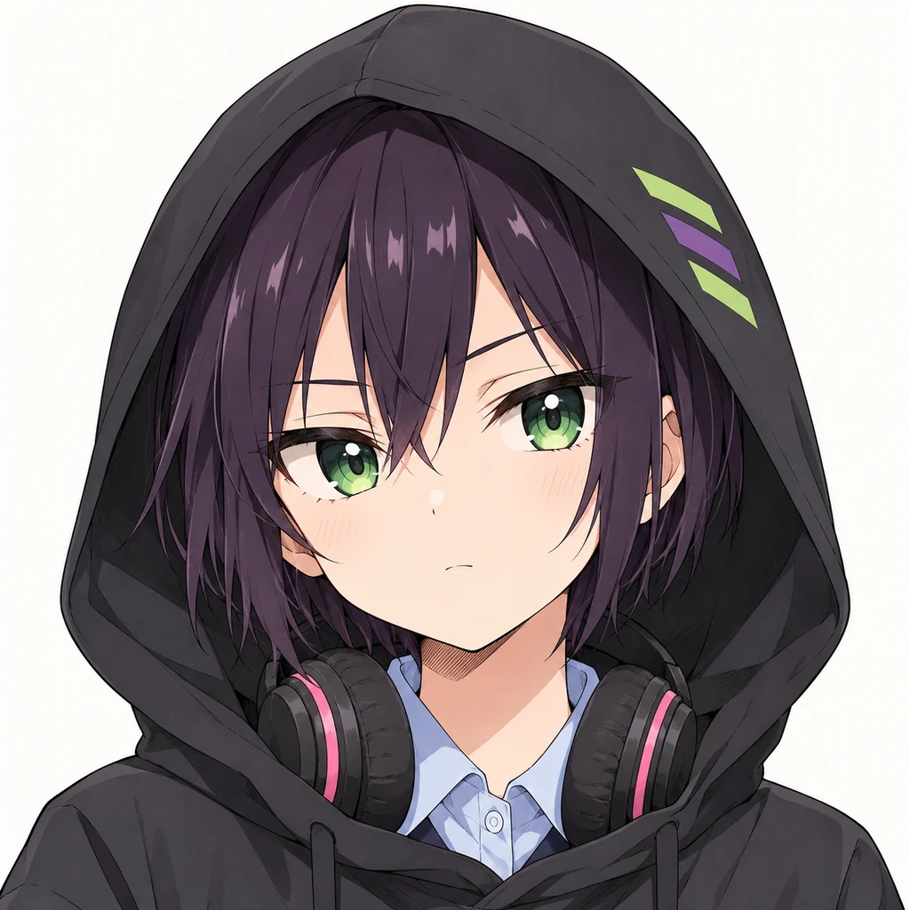 Kurumi Haraga AI 辅助角色插画