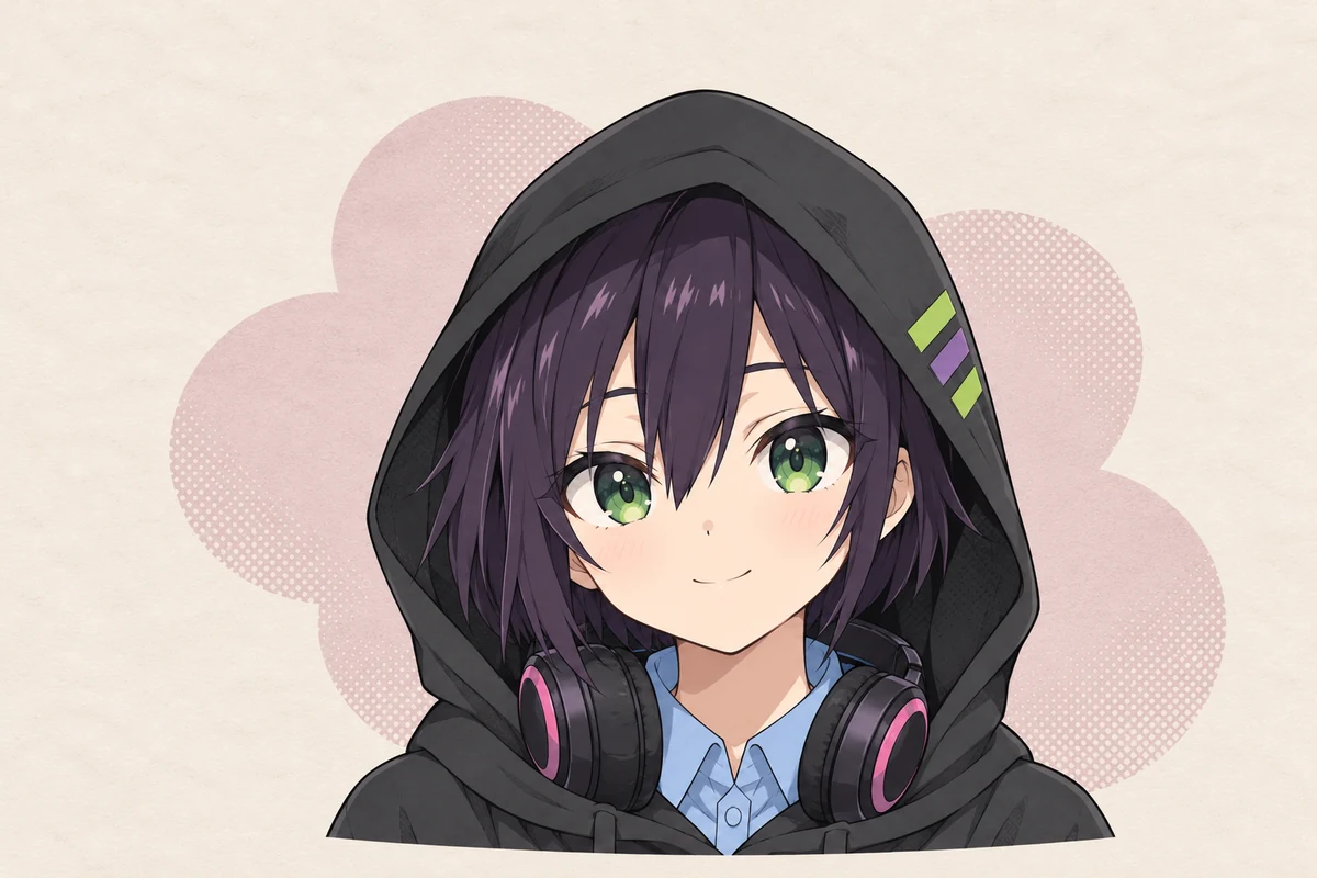 Kurumi Haraga AI 插画
