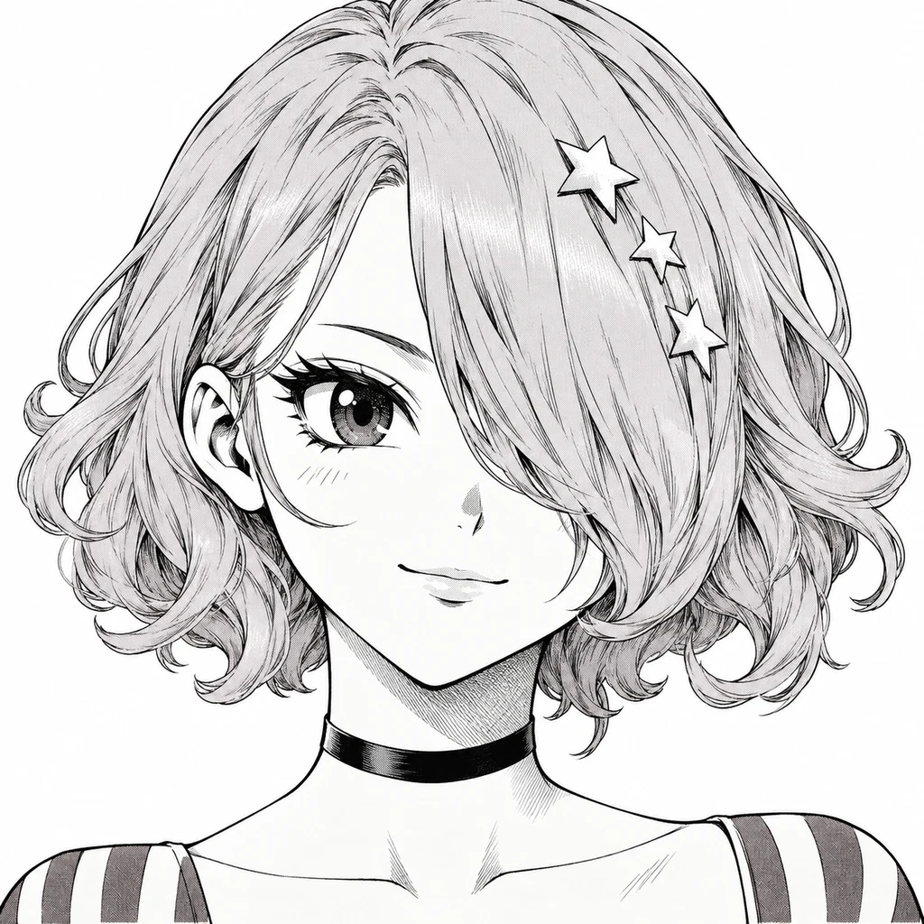 Luna Wright AI 辅助角色插画