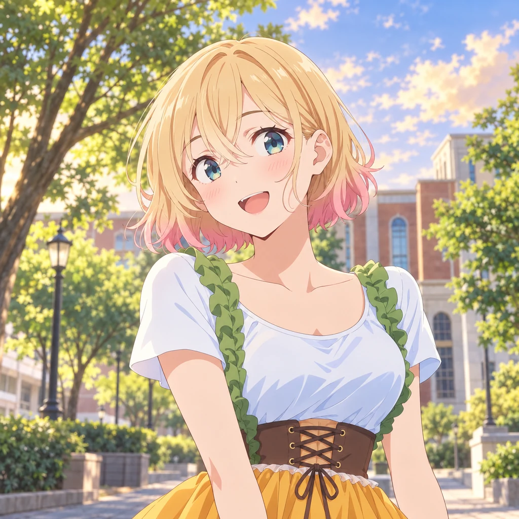 Mami Nanami AI 辅助角色插画