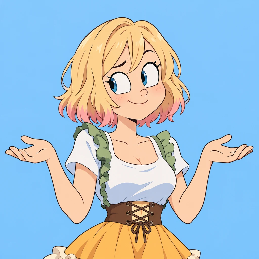 Mami Nanami AI 辅助角色插画