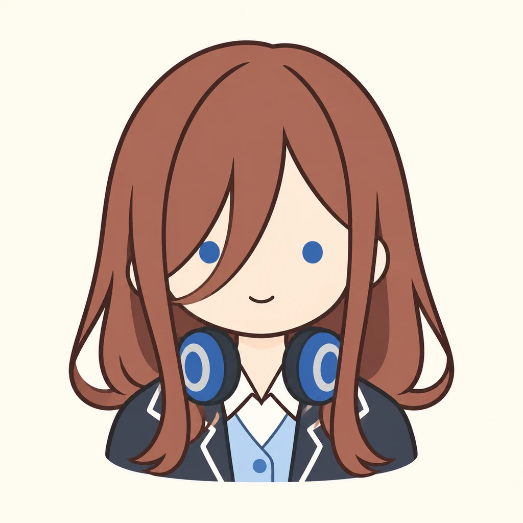 Miku Nakano AI 辅助角色插画